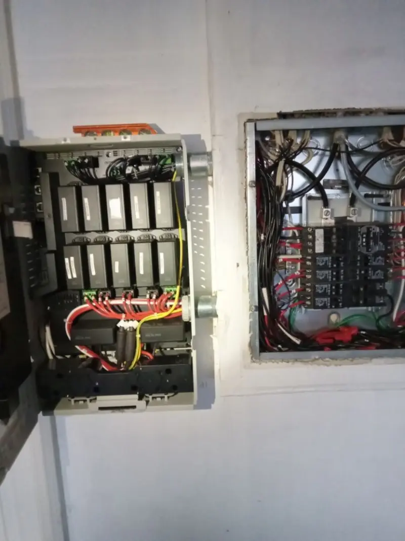 Electrical panel upgrade completed for Commercial Electrician Services in Chapel Hill
